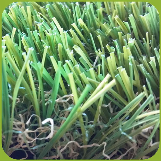 Christmas String Light with Green Artificial Grass Turf