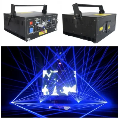 Sistema de espectáculo de láser de discoteca DJ RGB de 4W