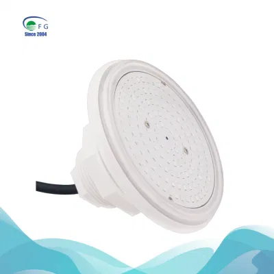 10W 12W LED Luz de piscina subacuática para piscina de fibra de vidrio con revestimiento